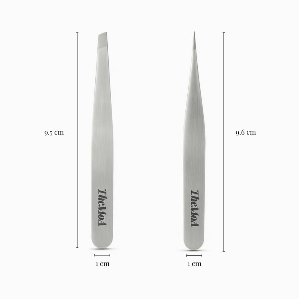 THEMOA eyebrow plucking tweezers for precise shaping and control