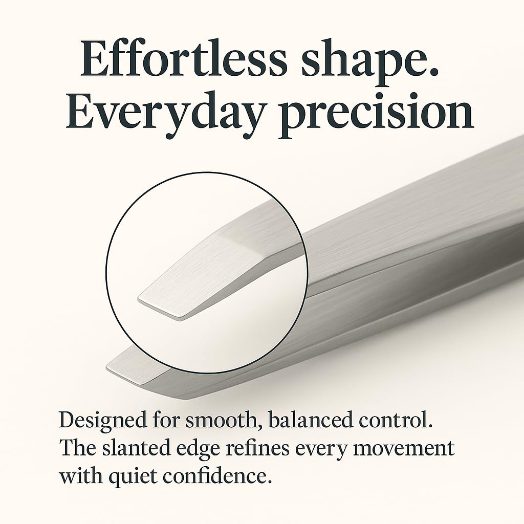 THEMOA facial hair tweezers for careful removal along the jawline