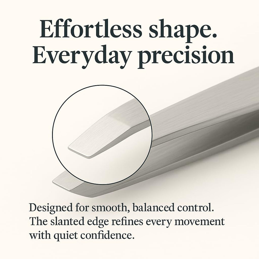 THEMOA facial hair tweezers for careful removal along the jawline
