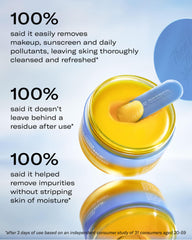 Then I Met You Living Cleansing Balm aceites vegetales nutren y calman la piel durante la limpieza.