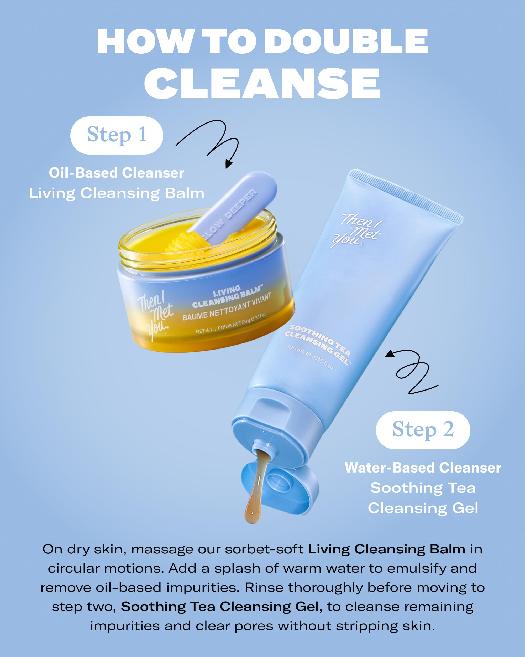 Then I Met You Living Cleansing Balm apto para todo tipo de piel y ayuda a reducir irritación.