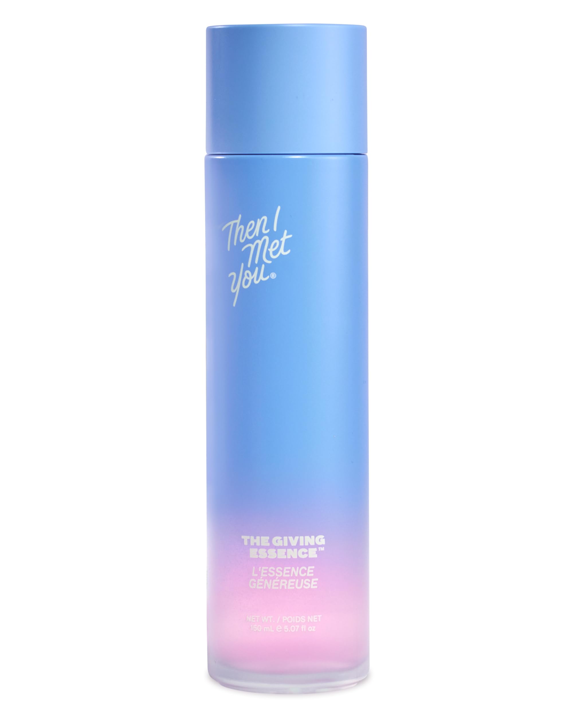 Then I Met You The Giving Essence bottle pour for smooth hydration across skin types