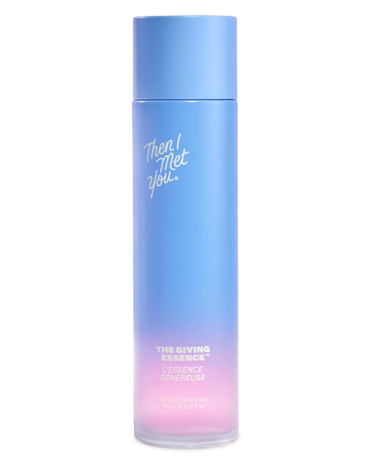 Then I Met You The Giving Essence bottle pour for smooth hydration across skin types