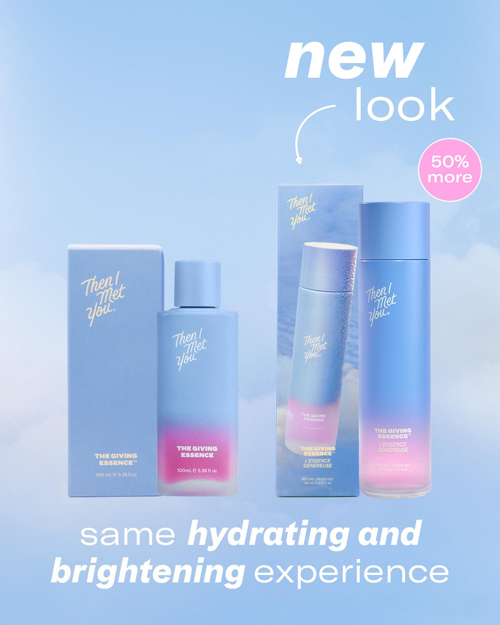 Then I Met You The Giving Essence brightening and hydrating step in skincare