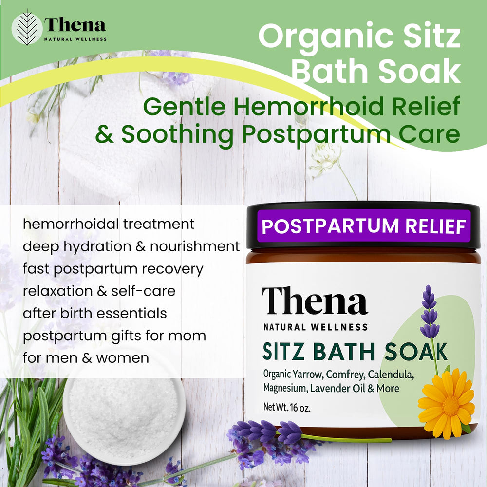 THENA herbal botanicals calendula and yarrow support recovery after labor