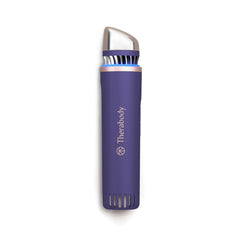 TheraFace depuffing wand in indigo targeting under-eye puffiness for a refreshed look.