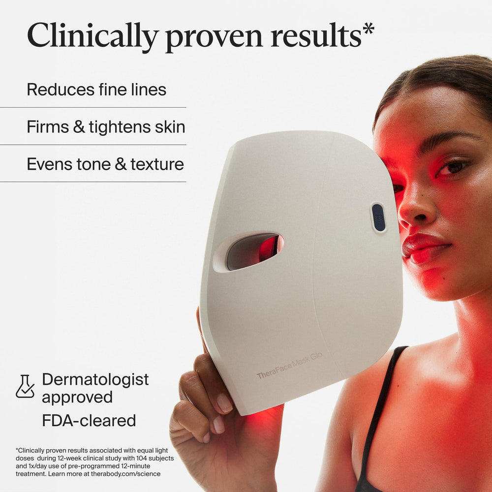 TheraFace Glo blue light therapy for clearer pores
