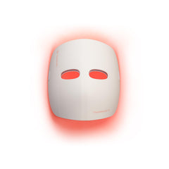 TheraFace Glo red light therapy session for smoother skin