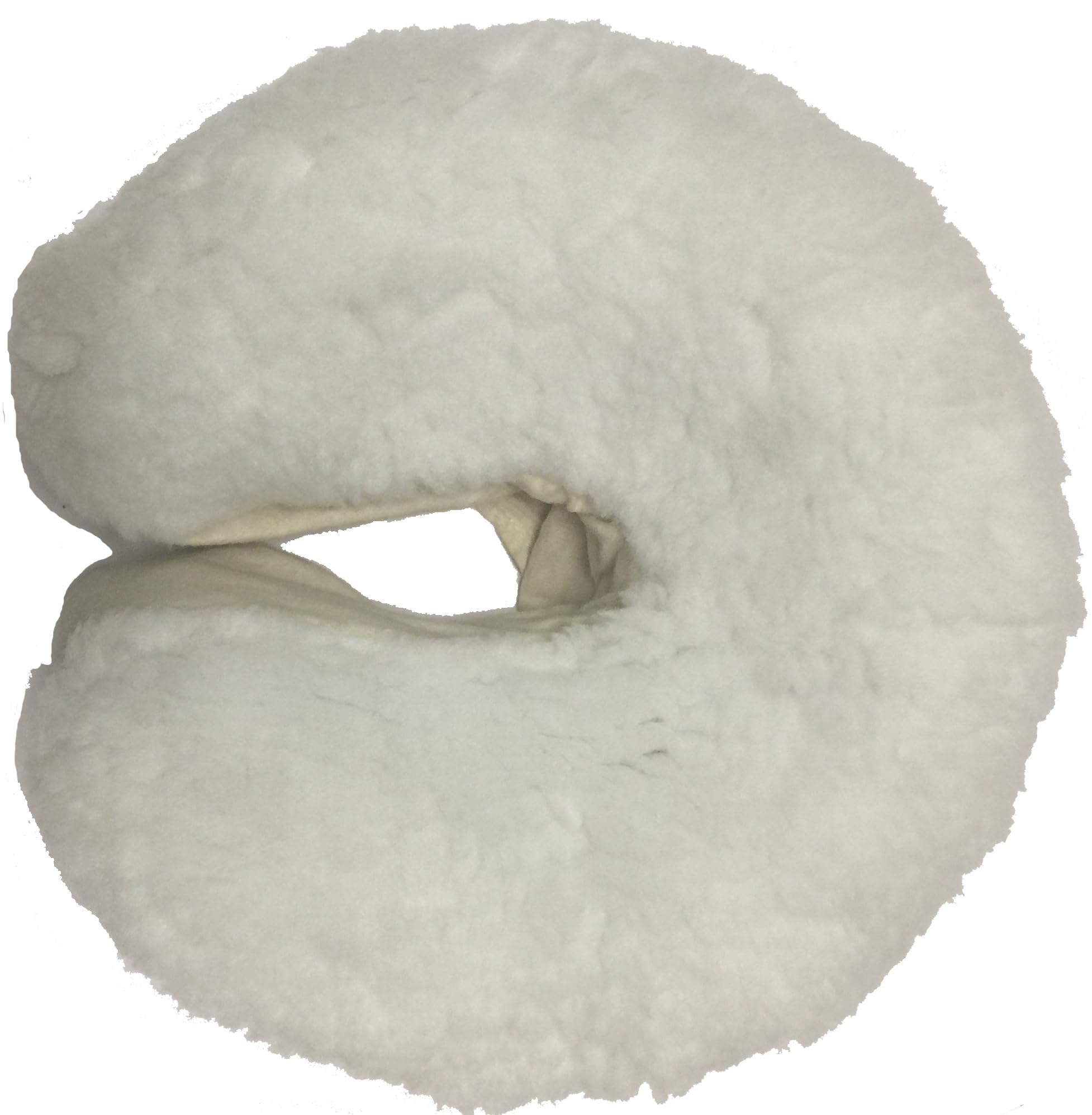 Therapist's Choice fleece face cover on massage table adds warmth for clients.