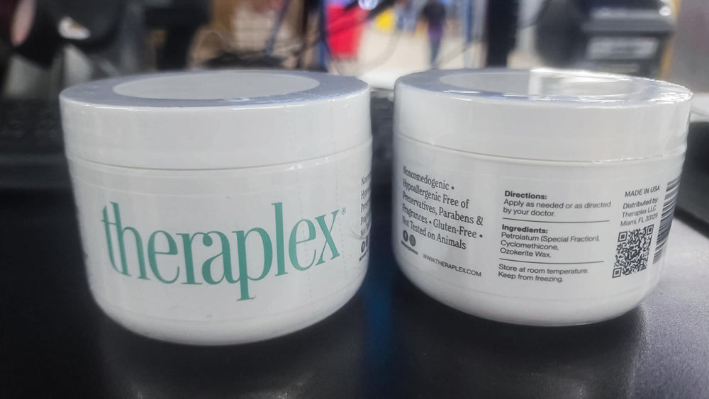 Theraplex Emollient con sello de la Asociación Nacional de eccema.