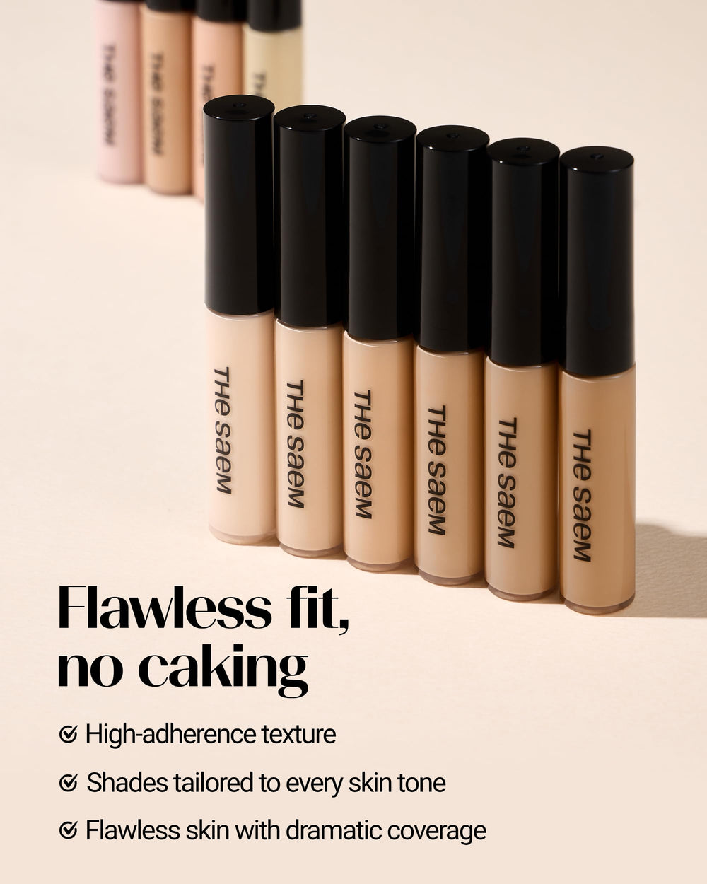THESAEM shade 19-20 Clear Beige Cool Beige for fair skin tones.