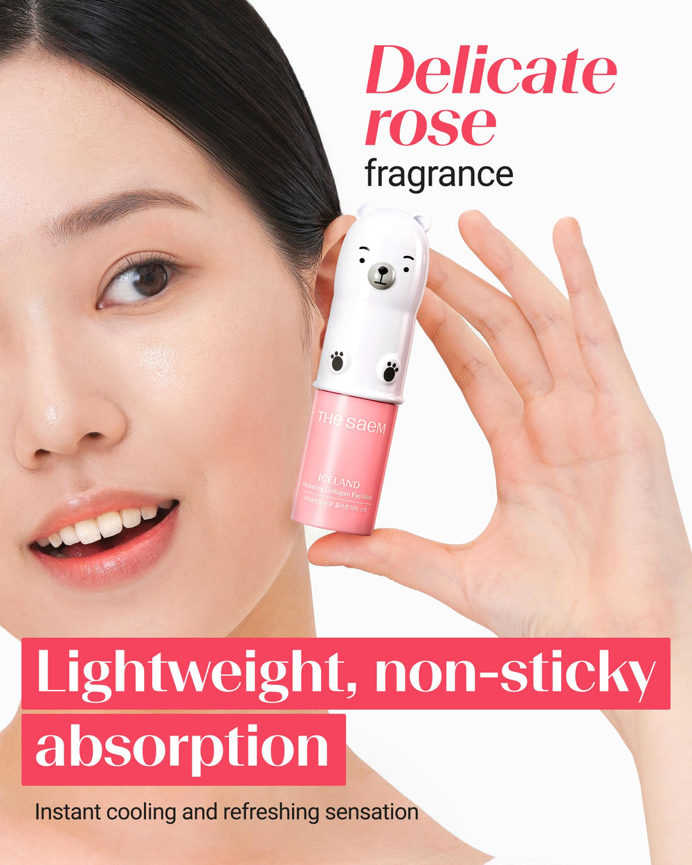 THESAEM Iceland barrita ojos tapa protectora evita evaporación