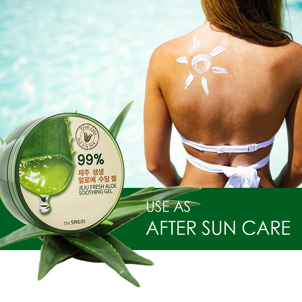 THESAEM Jeju Fresh Aloe Gel aporta brillo natural al cabello.
