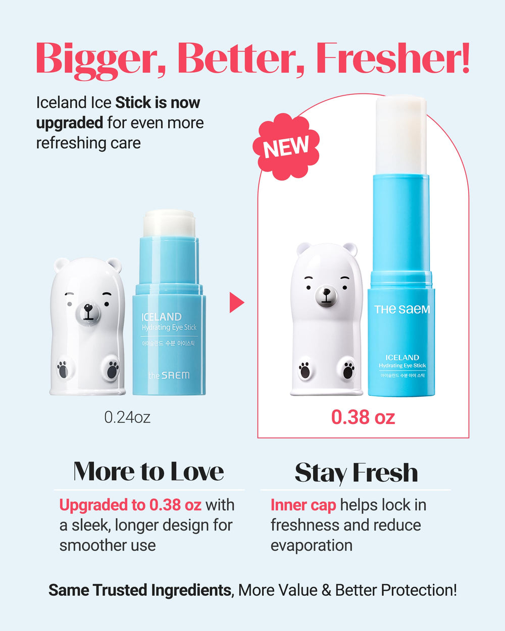 THESAEM Niacinamide-powered hydrating formula brightens and smooths the under-eye area