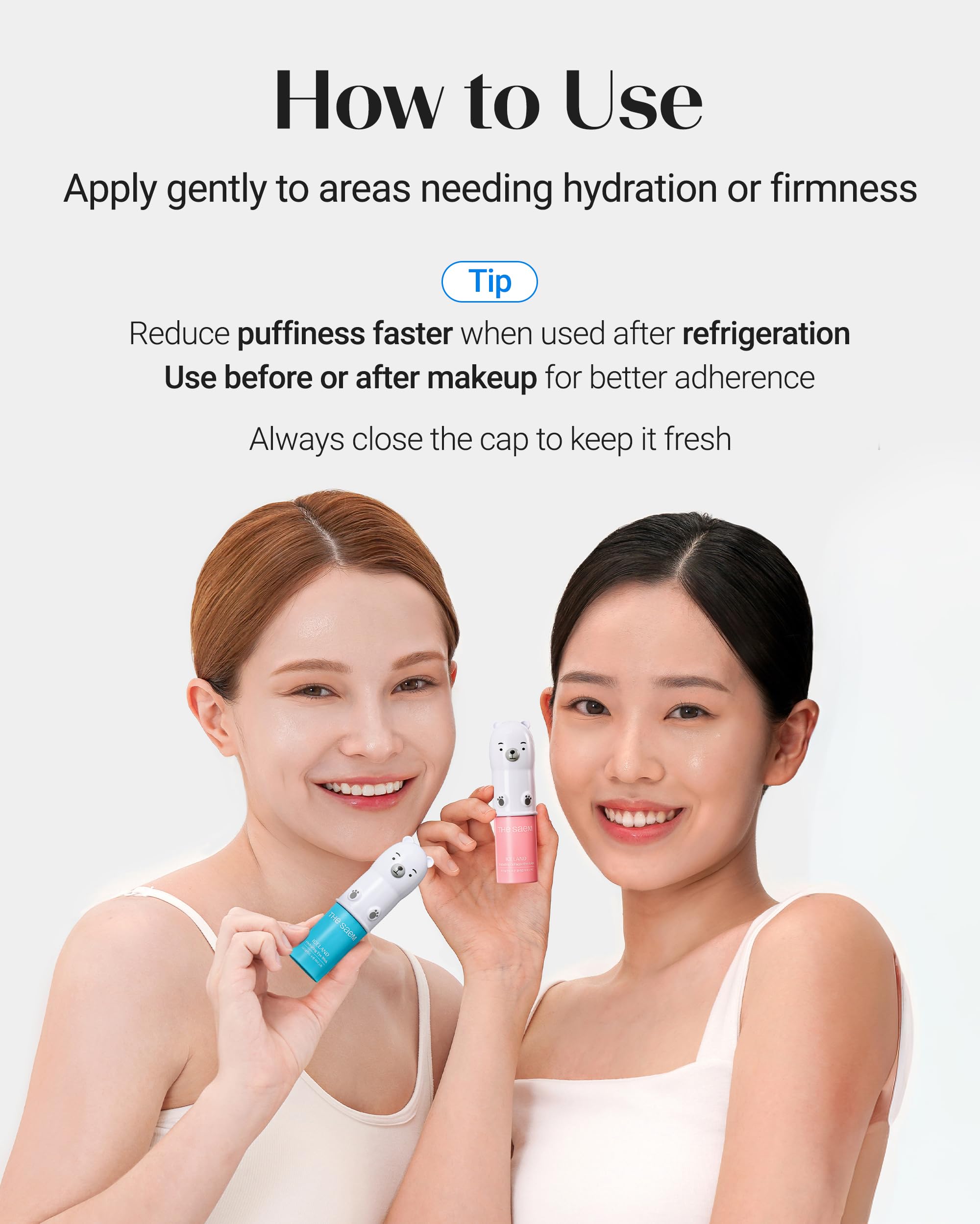 THESAEM Protective cap design preserves freshness and prevents evaporation