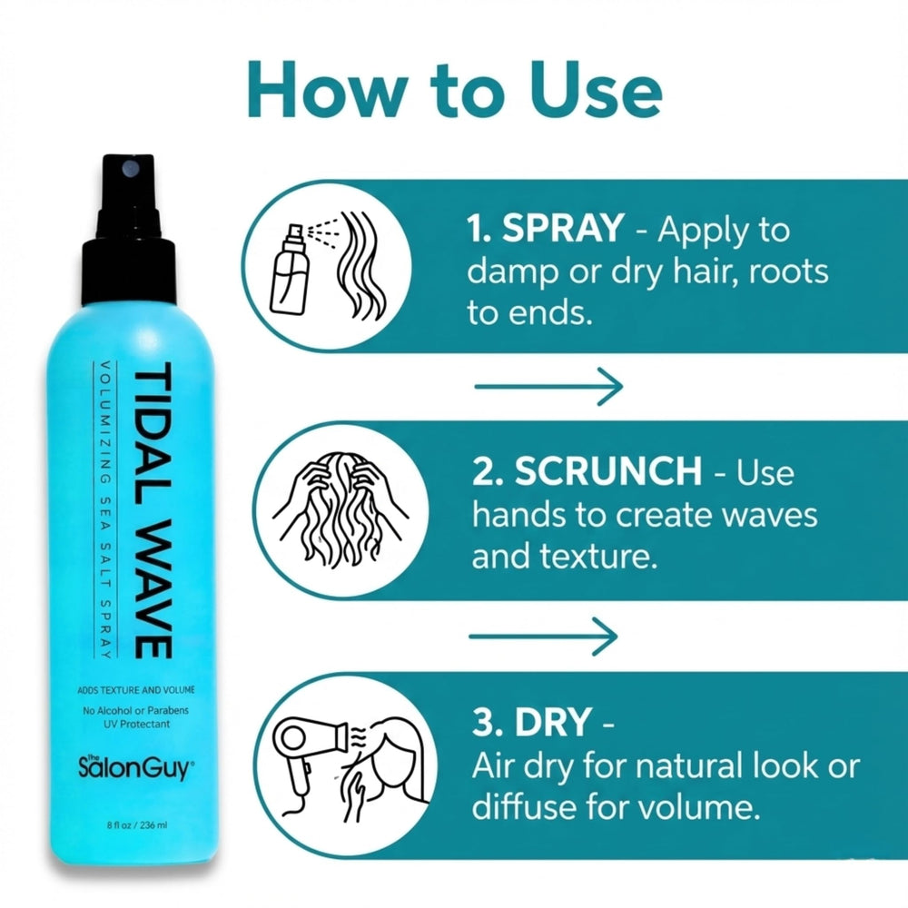 THESALONGUY Light hold spray on fine hair adds lift without stiffness
