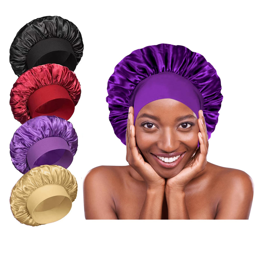 Theyakmer silk bonnet set in four colors for comfortable sleep