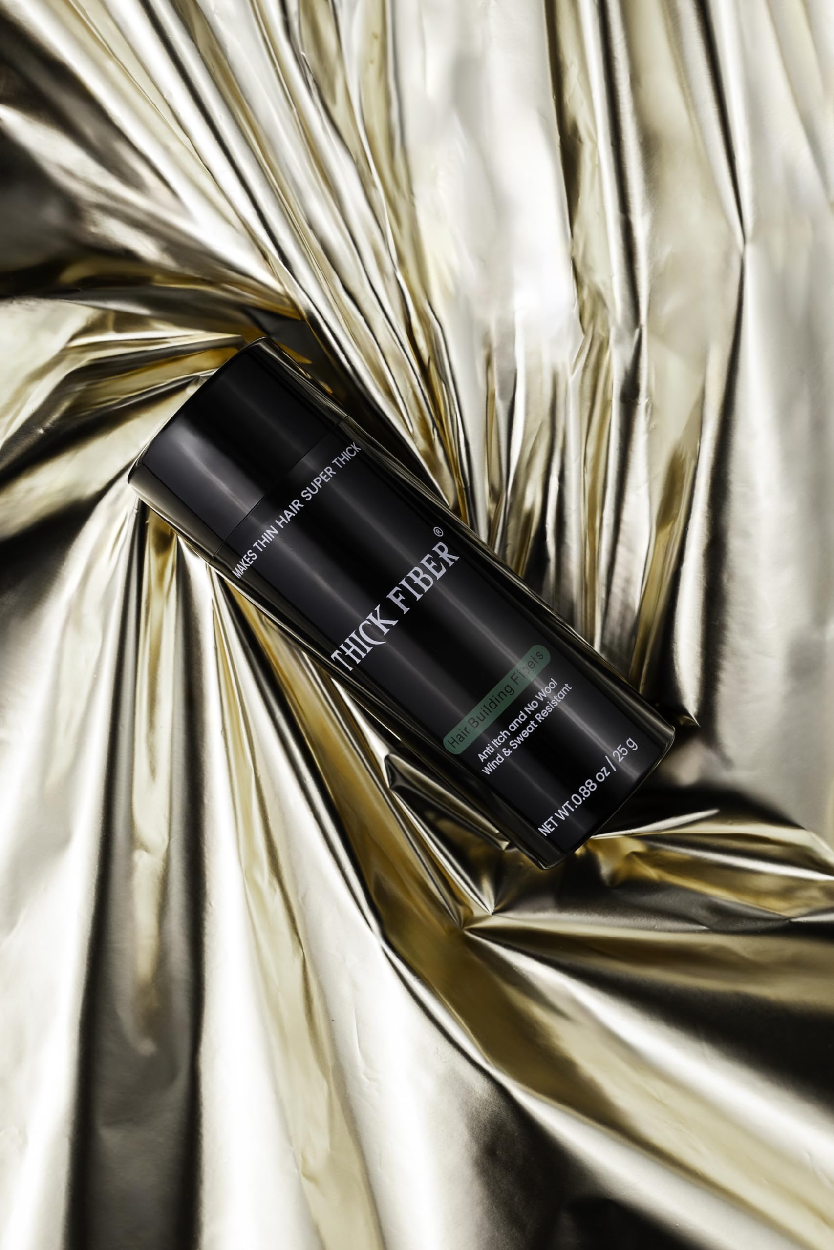 Thick Fiber long-lasting coverage stays in place until shampoo wash.