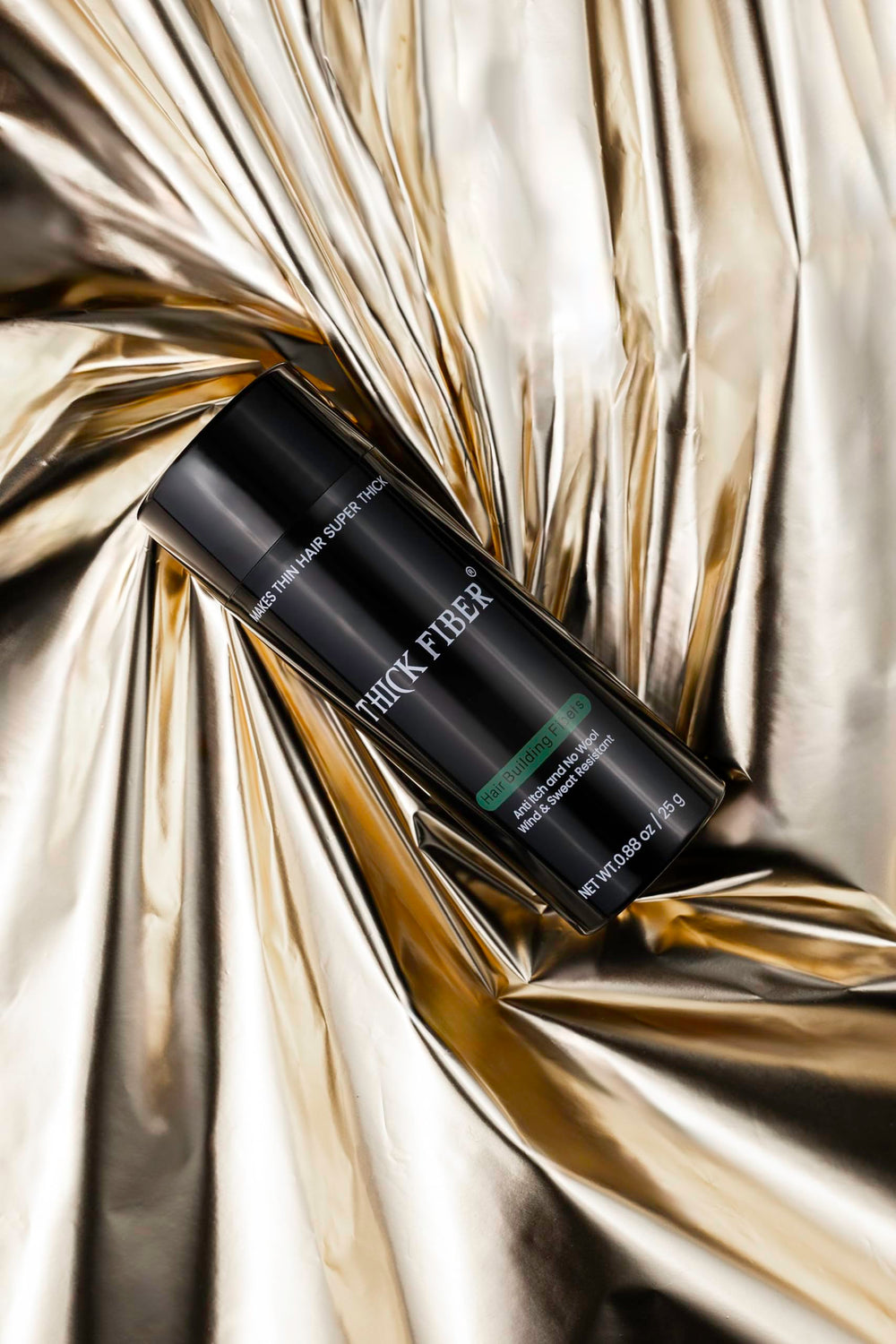 Thick Fiber long-lasting coverage stays in place until shampoo wash.
