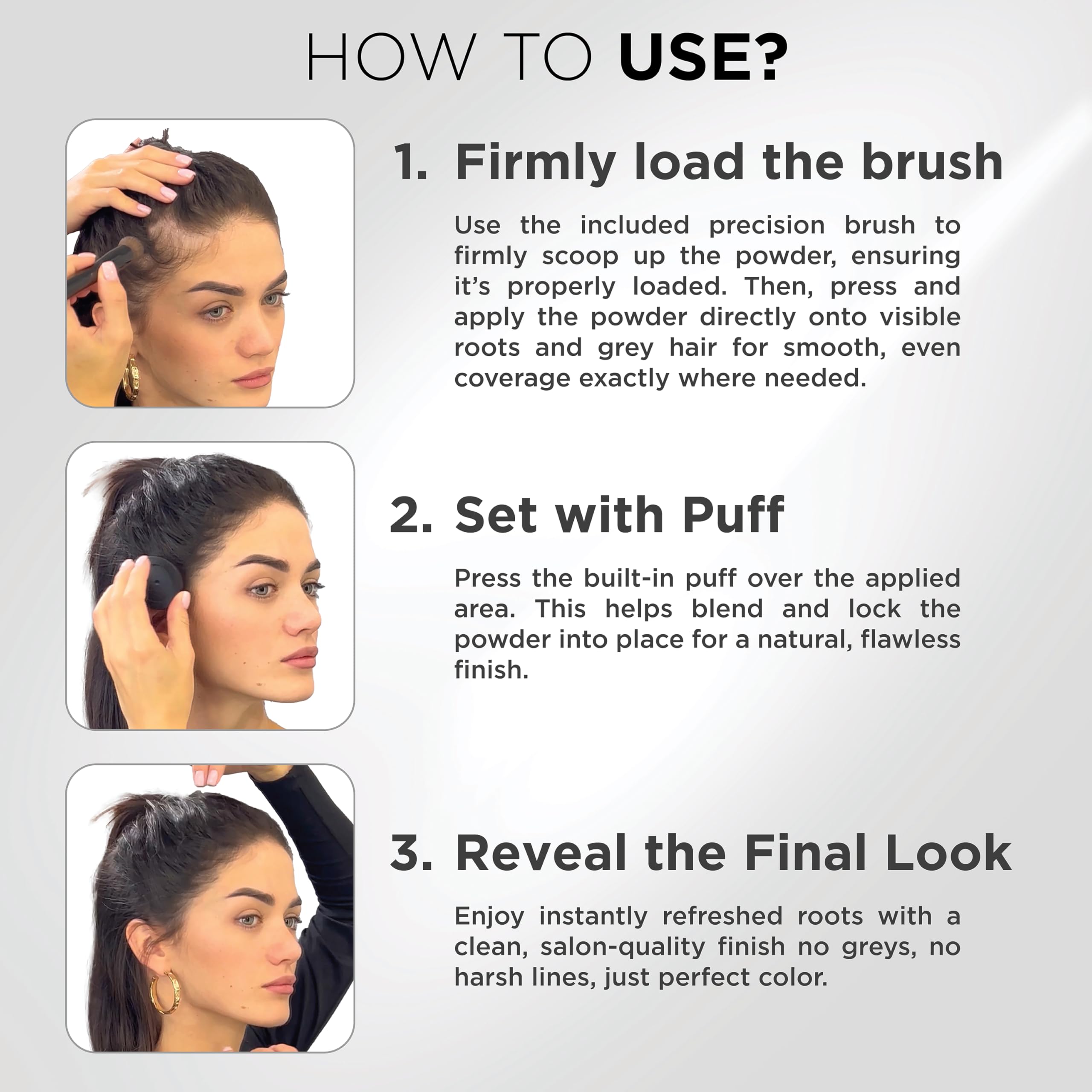Thick Fiber precision brush for precise blending.