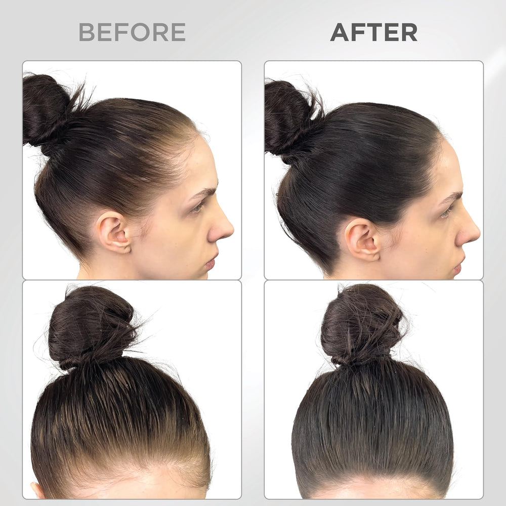 Thick Fiber included puff for easy, even touch-ups.