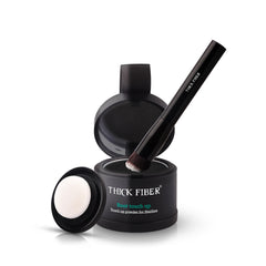 Thick Fiber root touch up powder box with brush for quick coverage