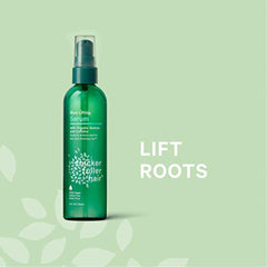 Thicker Fuller Hair suero verde en botella para levantar raíces y densidad