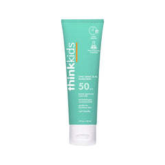 Thinkkids protector solar mineral SPF 50+ en bote de 3 oz, protección diaria para niños
