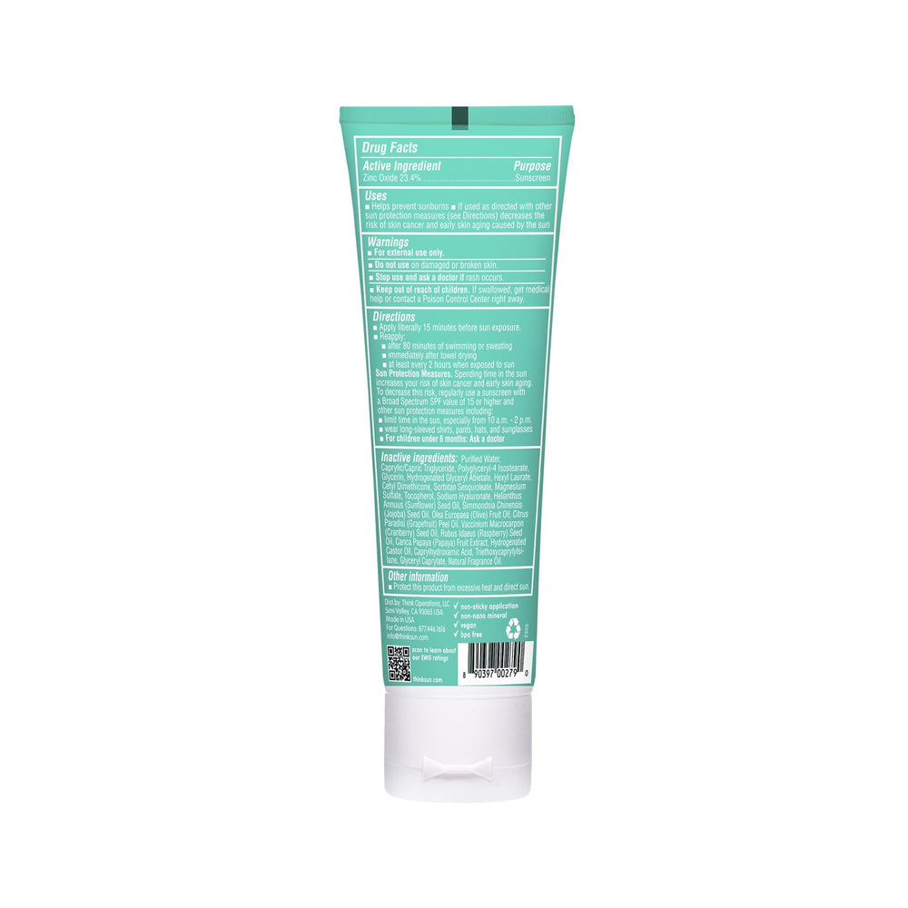 Thinkkids protector solar mineral SPF 50+, aplicación rápida para niños activos