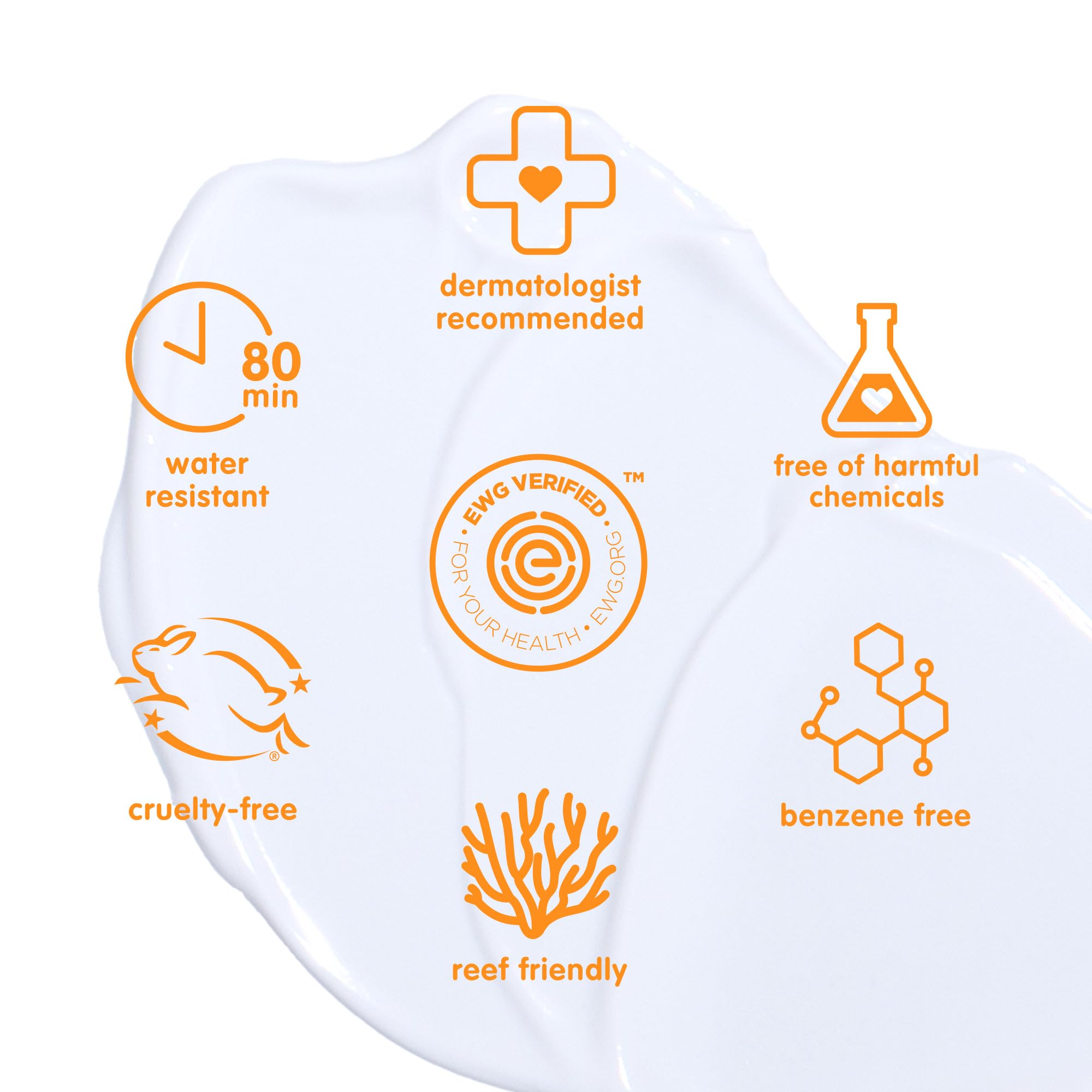 Close-up of Thinkkids clear zinc oxide mineral formula for gentle skin protection