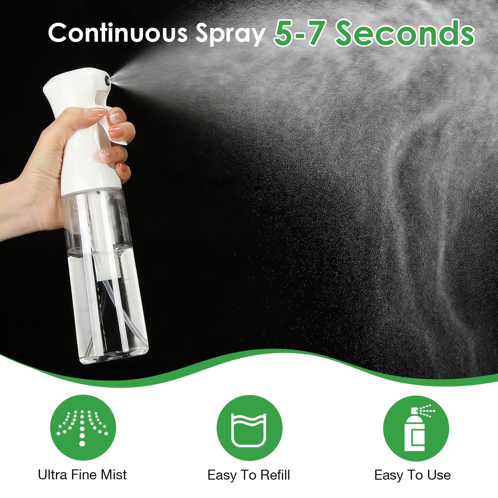 Pre-compression technology delivers longer continuous spray for efficient application.
