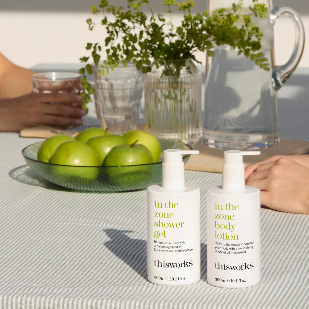 THISWORKS In The Zone ingredients vegan formula emphasizes gentle, cruelty-free care.
