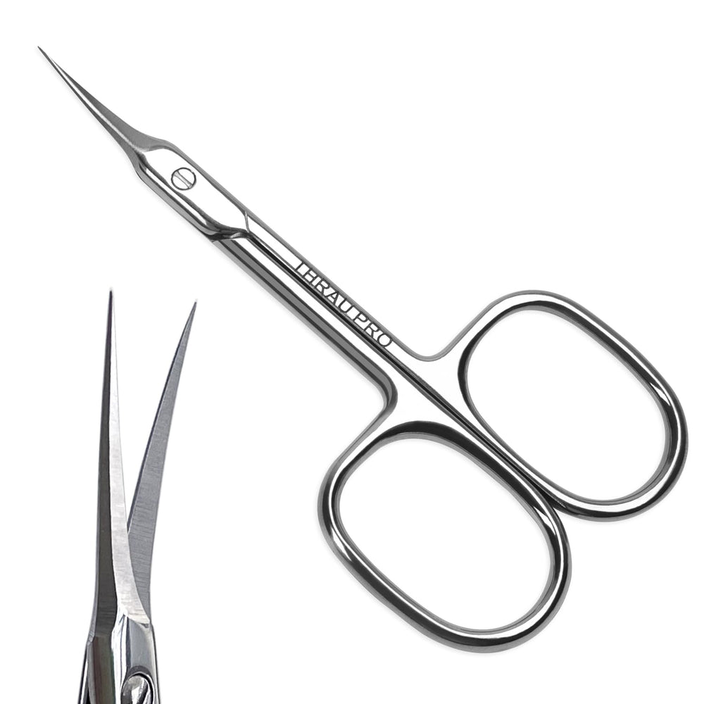 THRAU cuticle scissors case for safe travel storage
