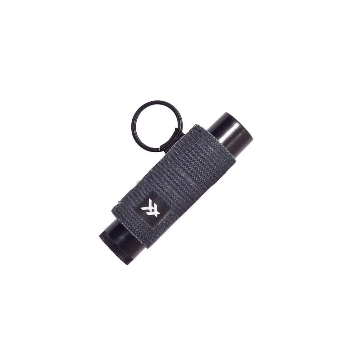 Thread Wallets porta balsamo labial elastico negro, practico para uso diario