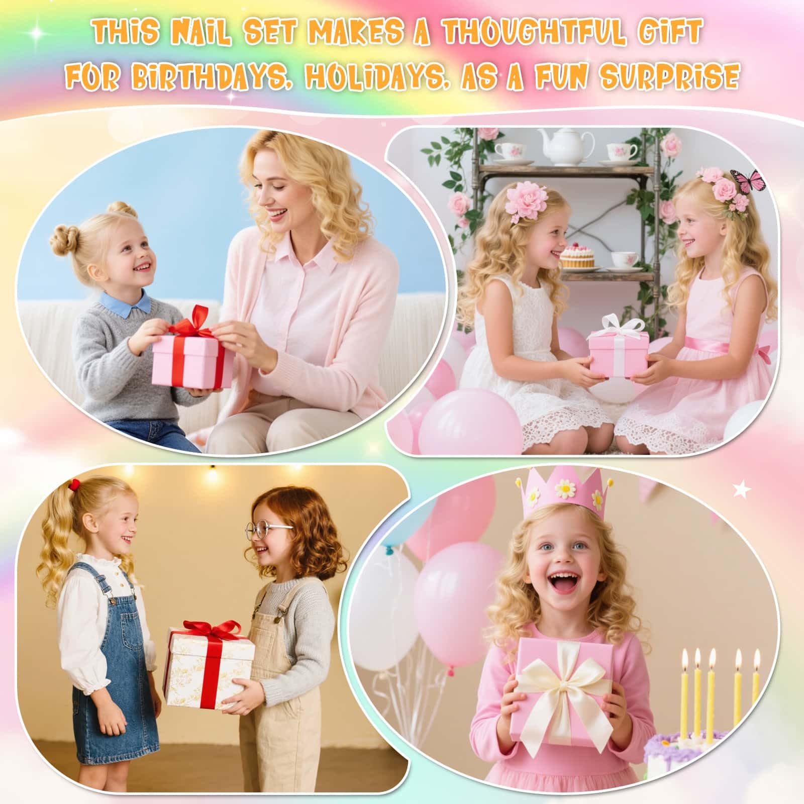 Easy self-application with kid-friendly adhesive by Thrilez.