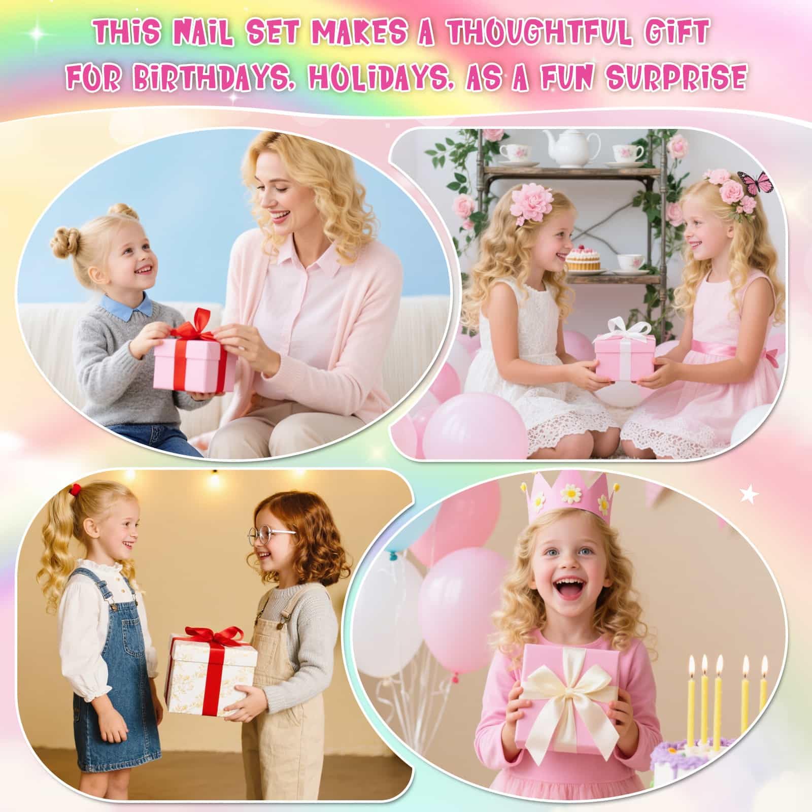 Thrilez gift-ready kids nail kit perfect for birthdays