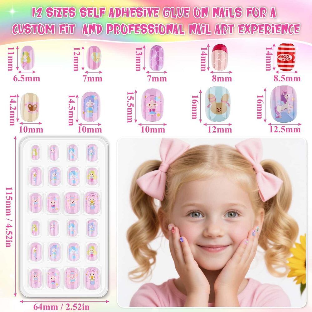 Thrilez stick-on nails with easy self-application for kids
