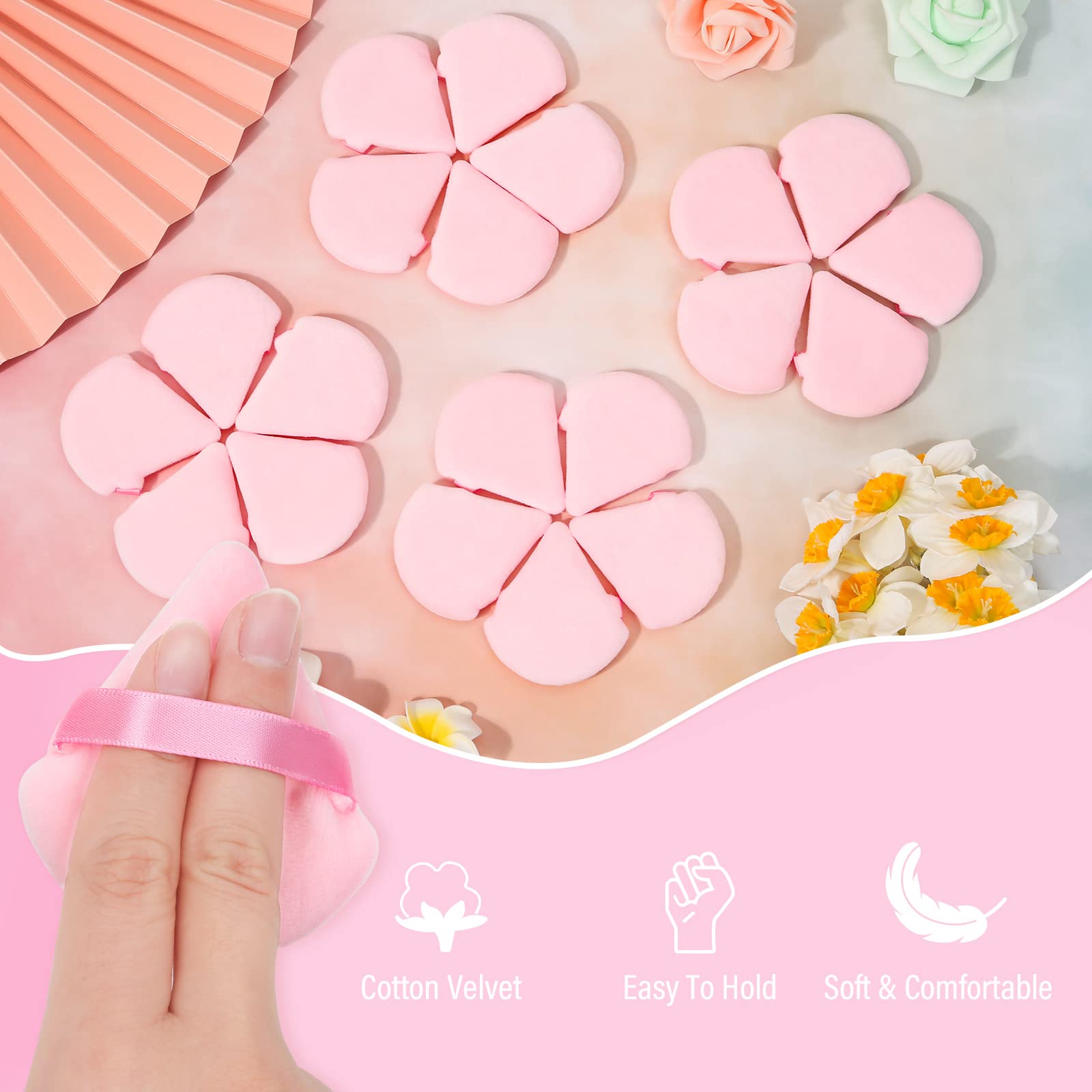 Portable and reusable, the Thrilez puff set reduces waste and saves powder.