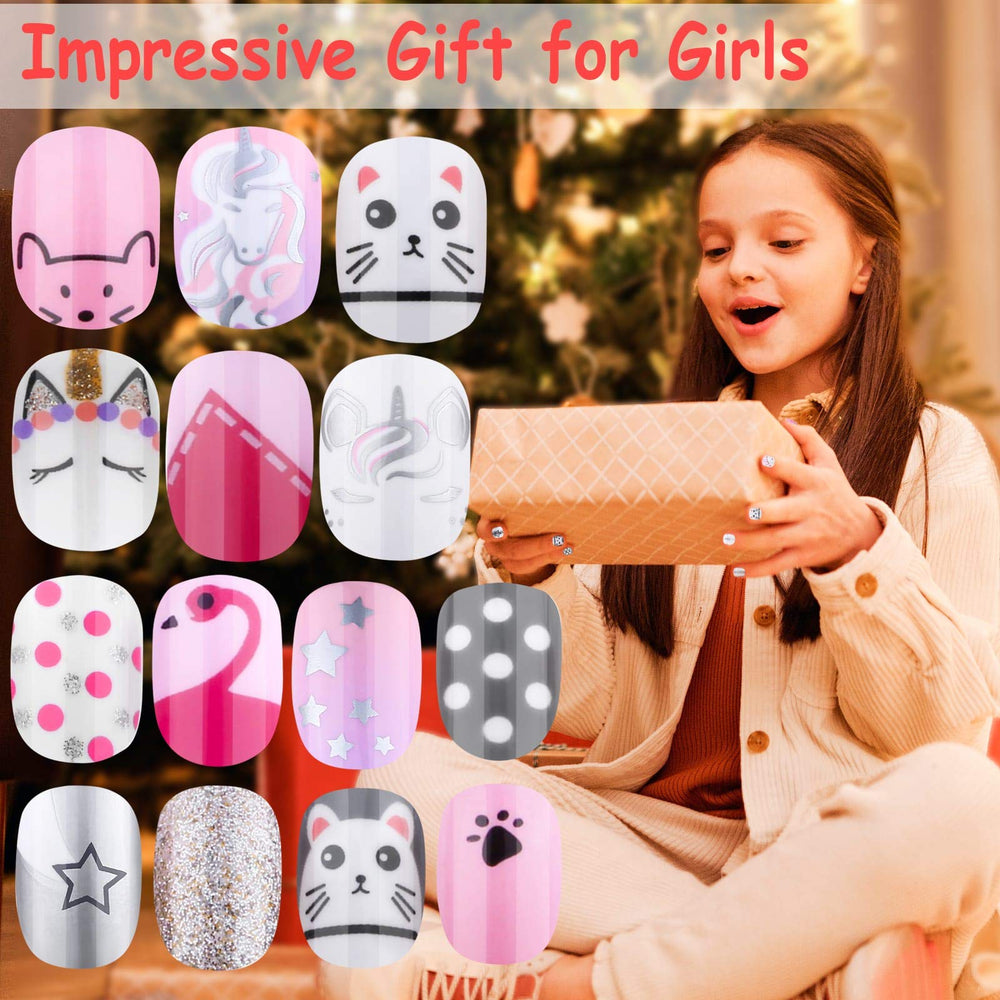 Thrilez uñas reutilizables para niñas, duraderas y listas para nuevas decoraciones.