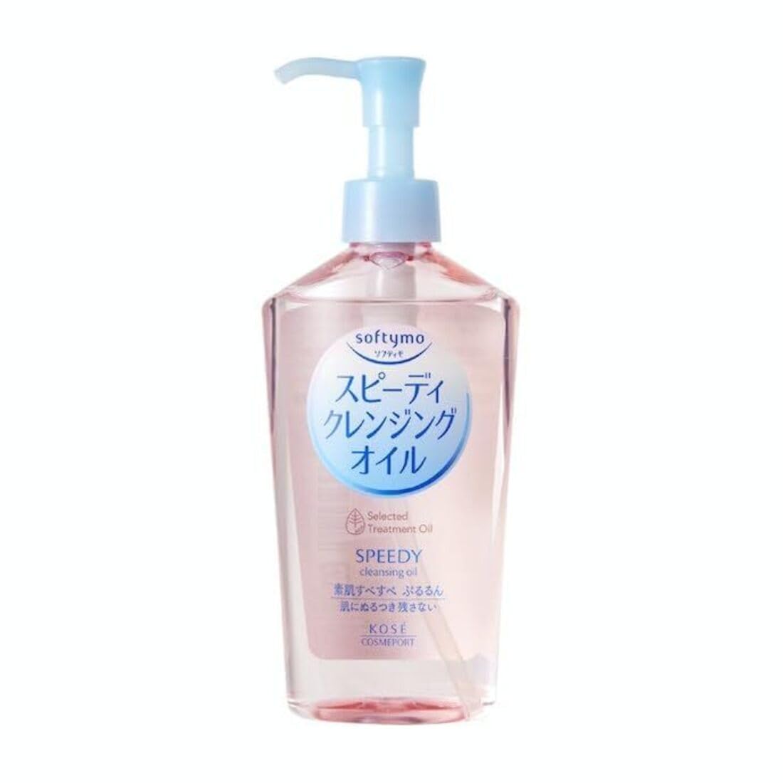 Thunder Tech KOSE Softymo Speedy Aceite Limpiador, botella 230 ml, elimina maquillaje con suavidad.