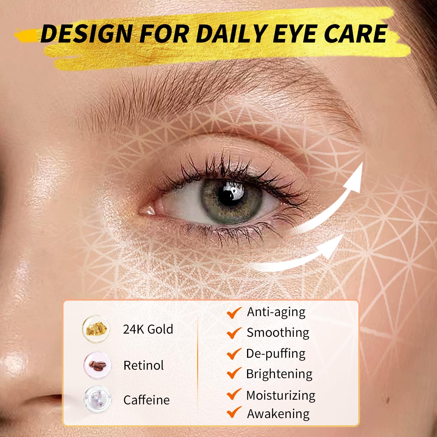 Tibobo 24K gold particles close-up suggest luxe revitalization