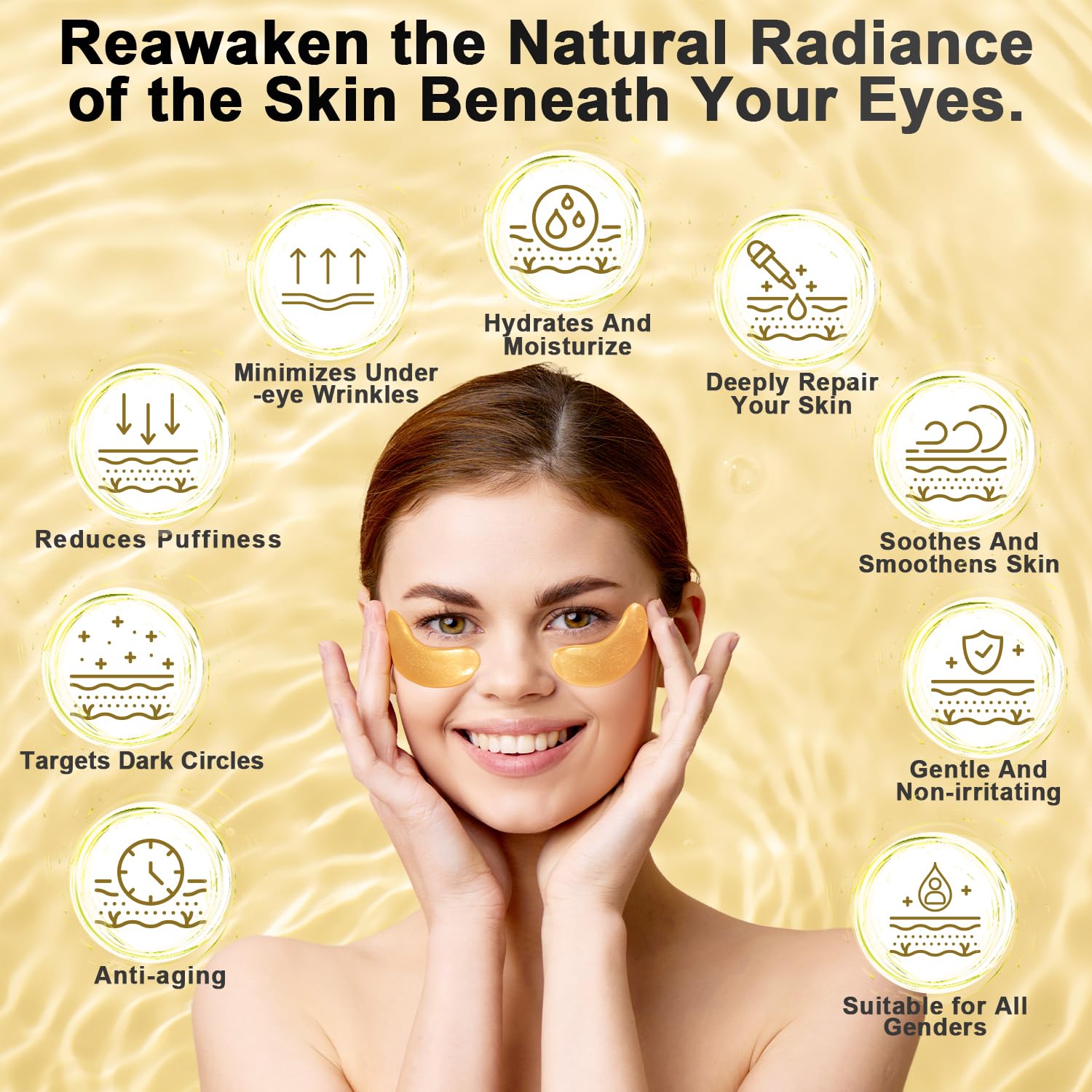 Tibobo cooling gel eye patches offer refreshing relief and reduced puffiness.