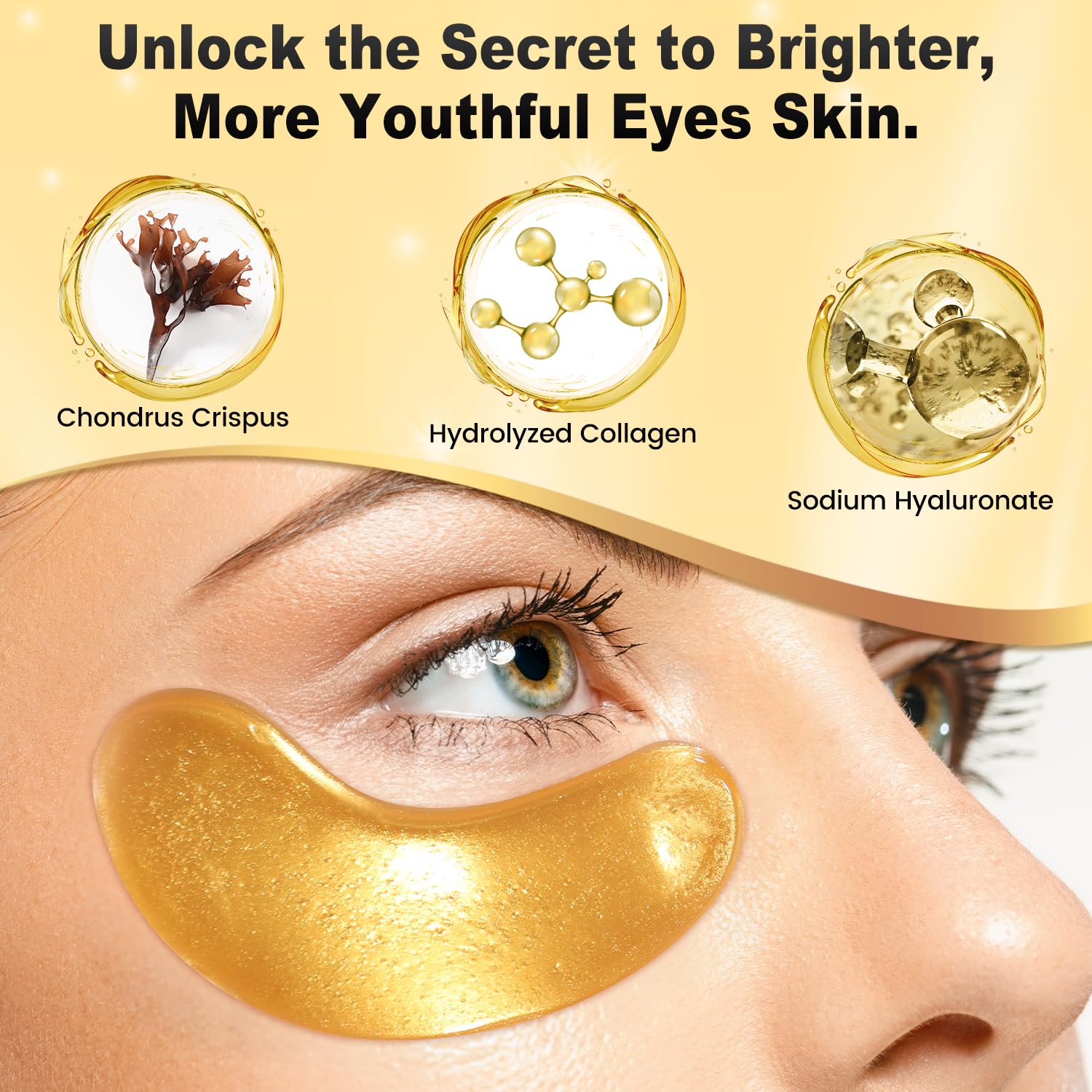 Tibobo hyaluronic acid under-eye patches deliver deep hydration and lasting moisture.