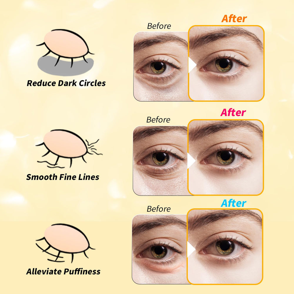 Tibobo retinol eye patches application focusing on smooth skin