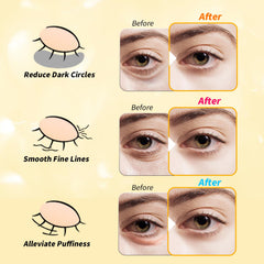 Tibobo retinol eye patches application focusing on smooth skin