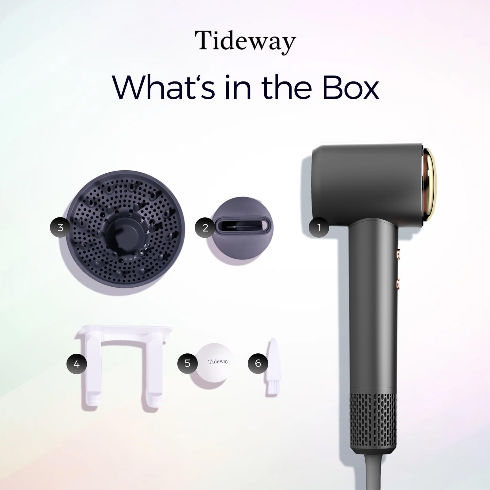 Tideway H11 heat settings display from cool to hot cycle.