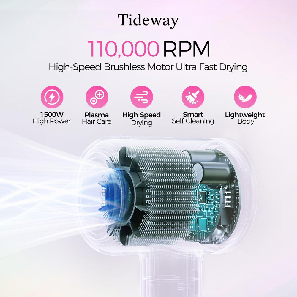 Tideway H11 low-noise design suitable for quiet styling sessions.