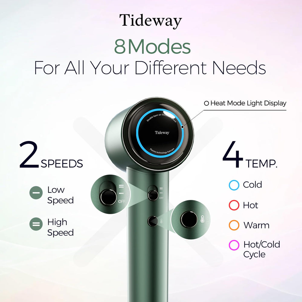 Tideway H11 low-noise operation ensures quiet, comfortable sessions.