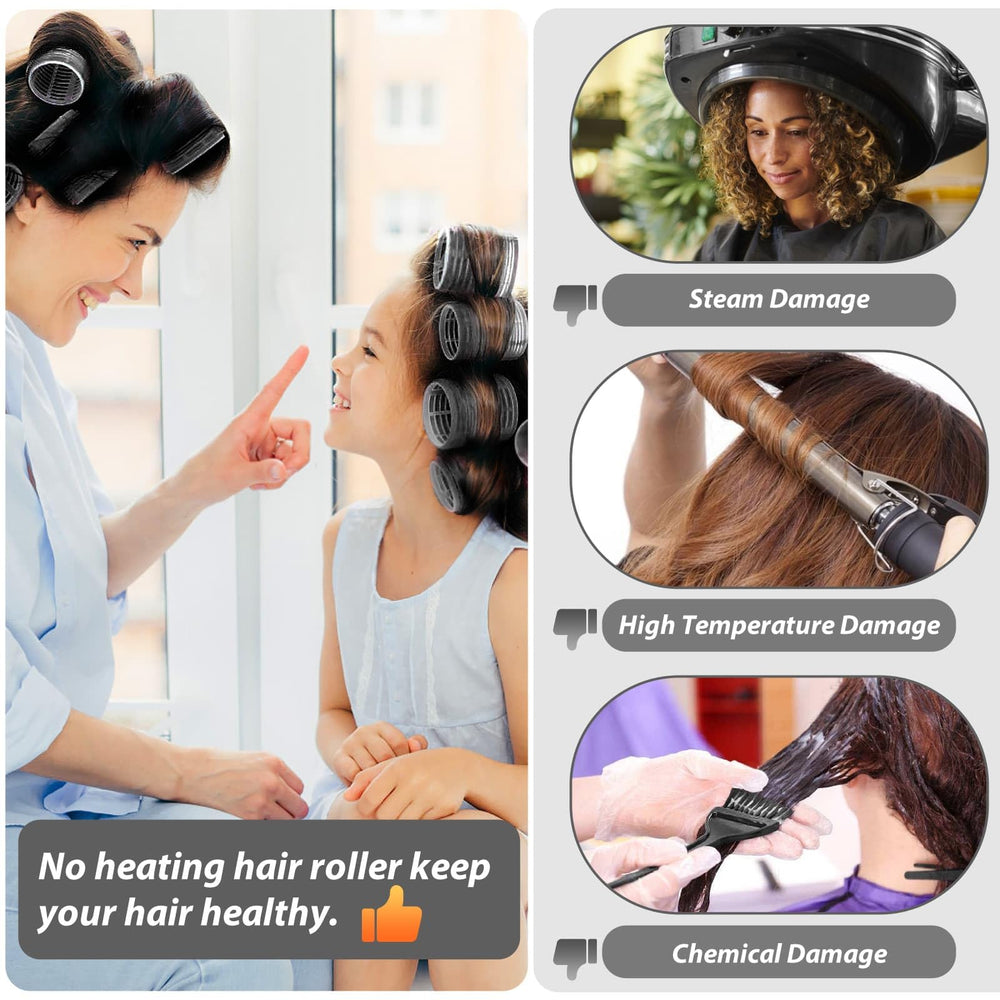 Tidponra hair comb in the set aids smooth sectioning.
