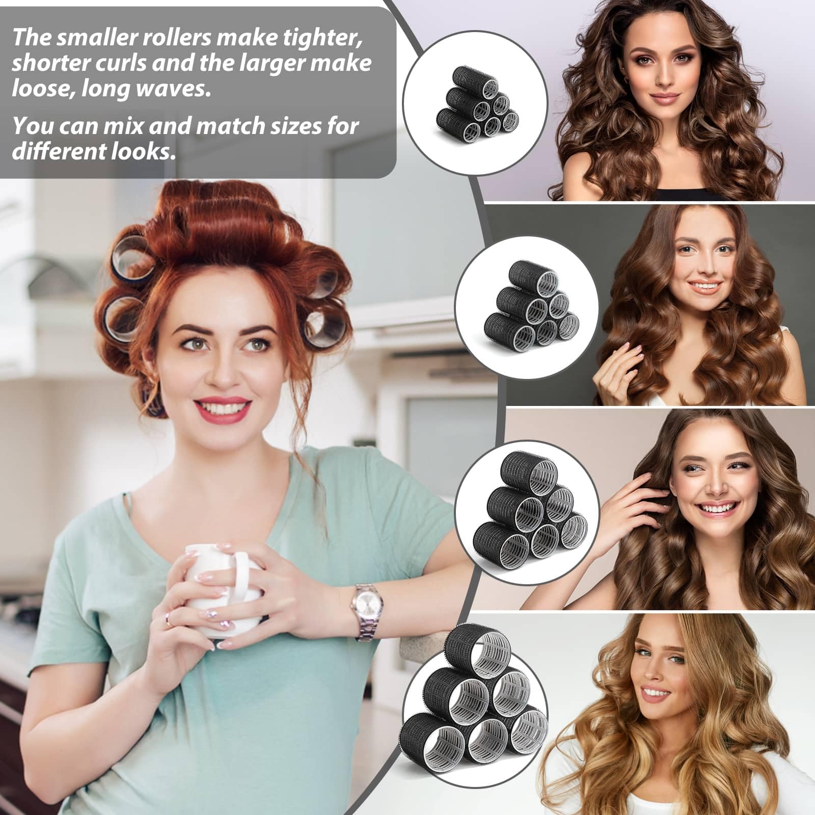 Tidponra jumbo-size roller for fuller-volume root lift.
